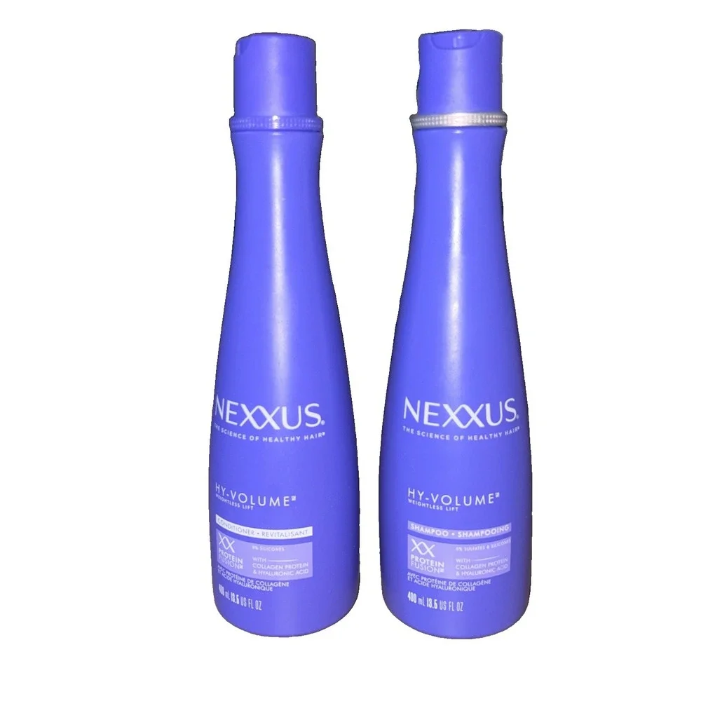 Nexxus Hy-Volume Shampoo and Conditioner XX Protein Fusion 400ml/13.5fl.oz. New